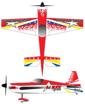 3DHobbyShop AJ Slick - Red2 Graphic Package
